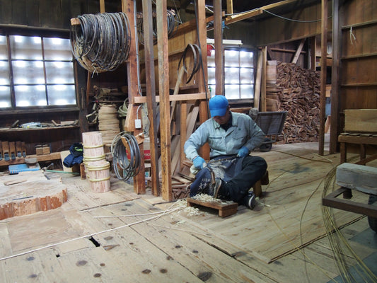 Meeting Master Artisan of Traditional Crafts - Akita Sugi Oke Taru