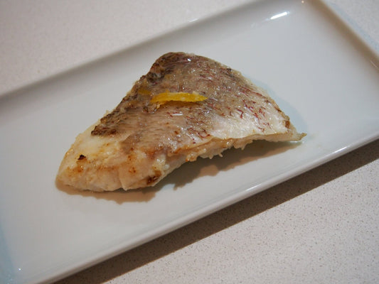 Yuzu-Shio Koji marinated grilled snapper