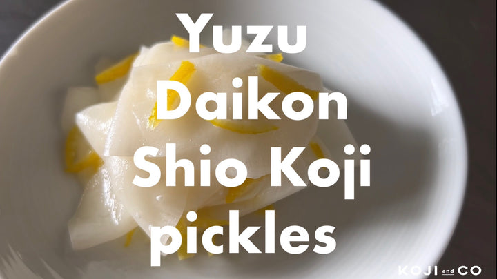 Yuzu Daikon Shio Koji Pickles