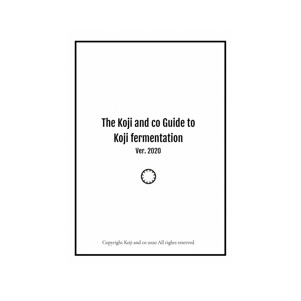 TANE KOJI (A.ORYZAE) 15G + THE ORIGINAL TEXT BOOK "THE KOJI AND CO GUIDE TO KOJI FERMENTATION 2020"
